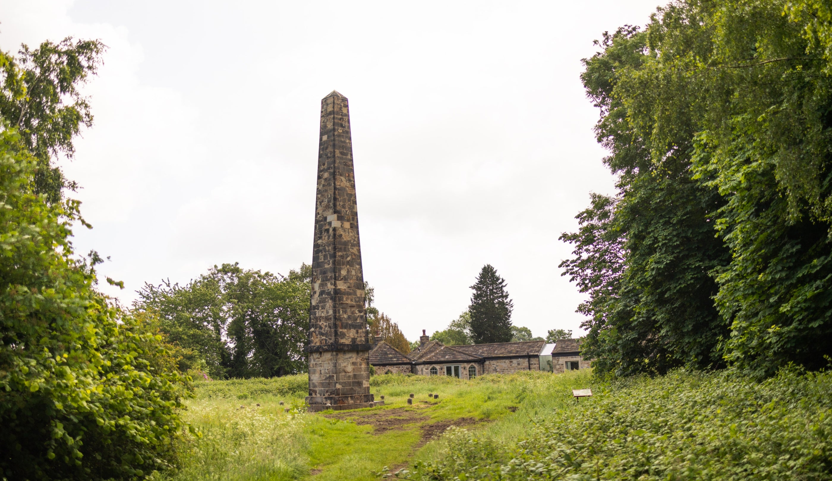 A stone obelisk - Queen Anne's Monument