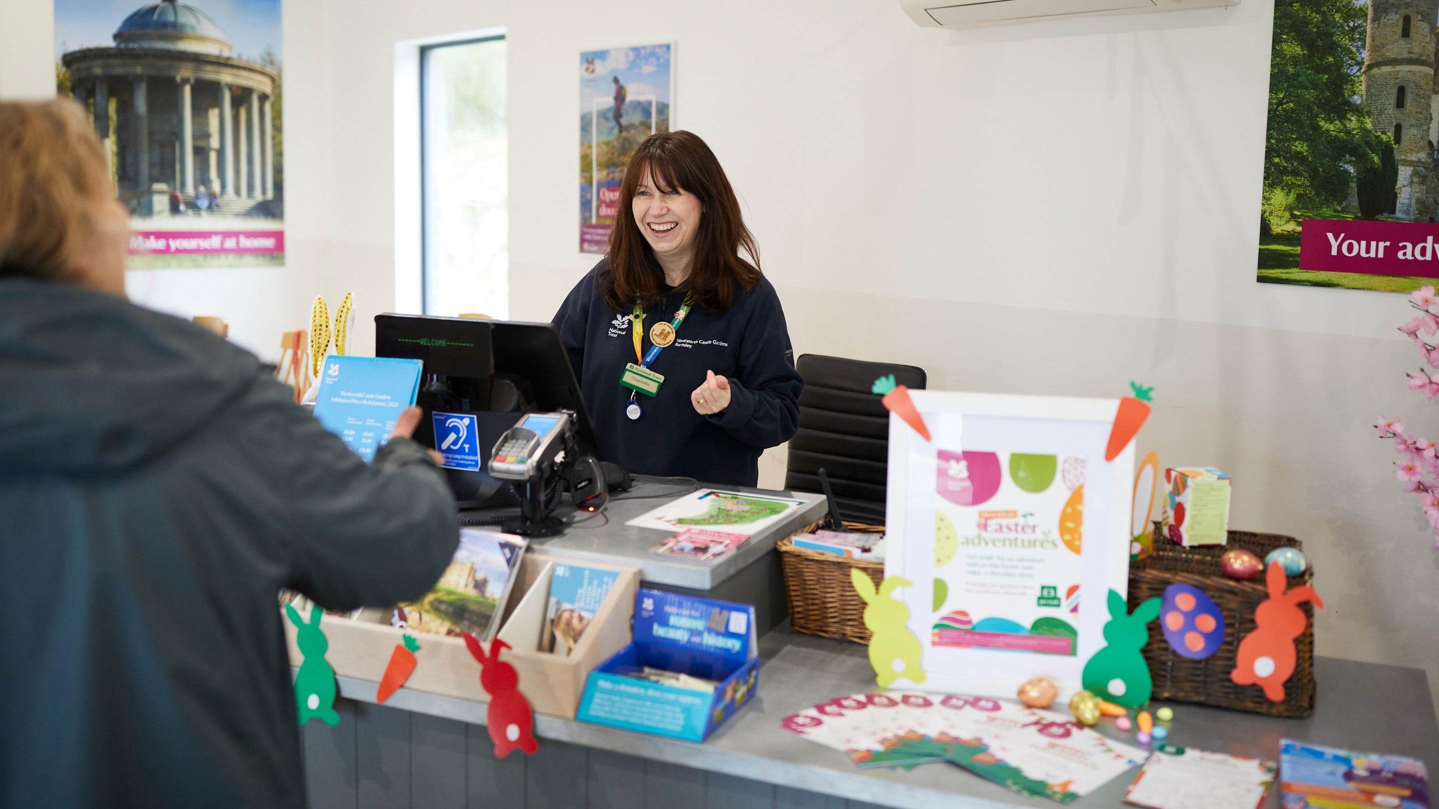 Welcoming visitors to Wentworth Castle Gardens